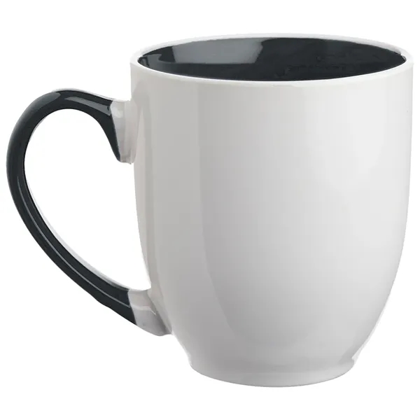 16 oz. Miami Two-Tone Bistro Custom Ceramic Mugs - 16 oz. Miami Two-Tone Bistro Custom Ceramic Mugs - Image 1 of 8