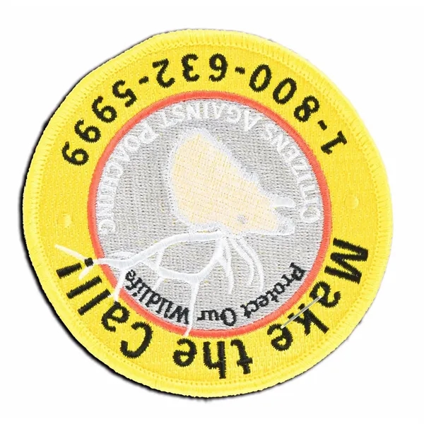 50% Custom Embroidered Patches - Hook & Loop Backing - 50% Custom Embroidered Patches - Hook & Loop Backing - Image 9 of 11