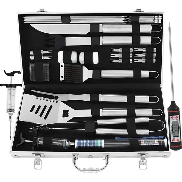 BBQ Accessories Grill Tools with Oxford bag or aluminum case - BBQ Accessories Grill Tools with Oxford bag or aluminum case - Image 0 of 6