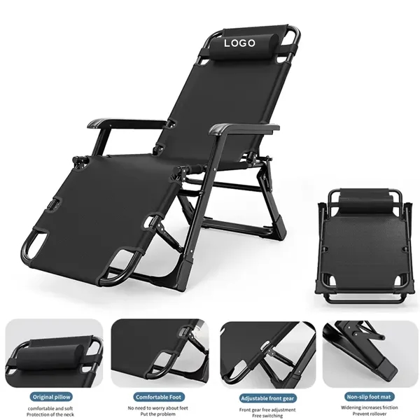 Folding Adjustable Lounge Beach Chair - Folding Adjustable Lounge Beach Chair - Image 0 of 2