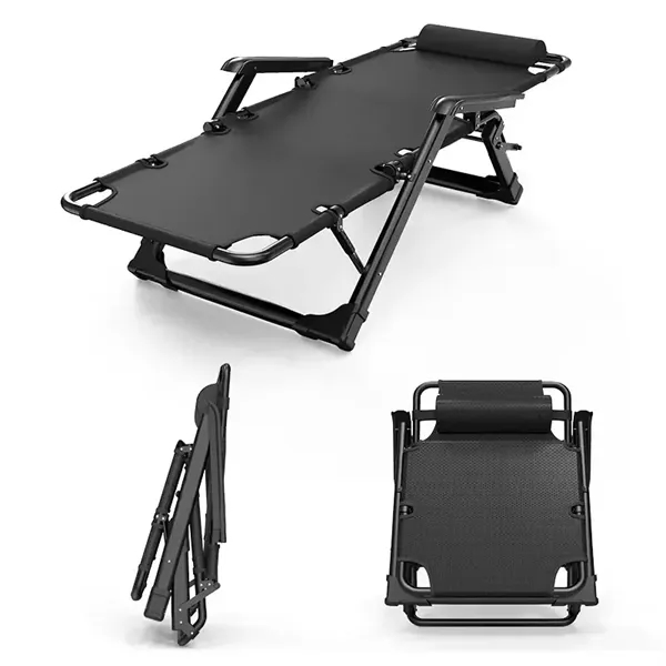 Folding Adjustable Lounge Beach Chair - Folding Adjustable Lounge Beach Chair - Image 1 of 2