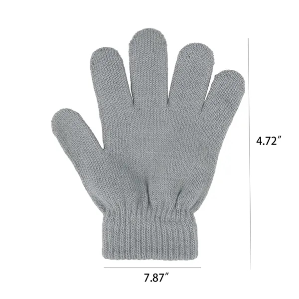 Children's Stretchy Warm Knit Gloves - Children's Stretchy Warm Knit Gloves - Image 1 of 2