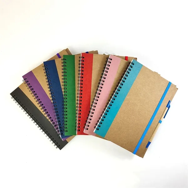 Kraft Paper Notebook With Pen - Kraft Paper Notebook With Pen - Image 1 of 1