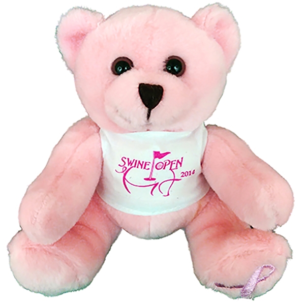 6" Breast Cancer Awareness Bear - 6" Breast Cancer Awareness Bear - Image 0 of 0