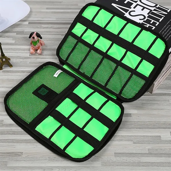 Electronics Travel Cord Organizer Pouch Portable Cable Bags - Electronics Travel Cord Organizer Pouch Portable Cable Bags - Image 6 of 6
