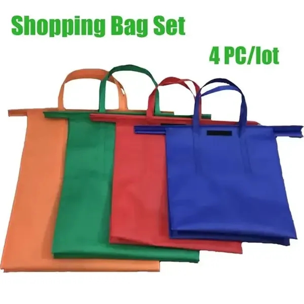 Foldable Reusable Trolley Cart Shopping Bags - Foldable Reusable Trolley Cart Shopping Bags - Image 1 of 5
