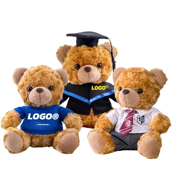 Cute Teddy Bear Plush Toy Graduation Doll Custom Logo - Cute Teddy Bear Plush Toy Graduation Doll Custom Logo - Image 2 of 8