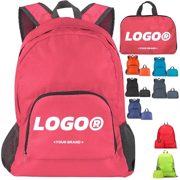 Folding Waterproof Lightweight Large Capacity Backpack - Folding Waterproof Lightweight Large Capacity Backpack - Image 0 of 10