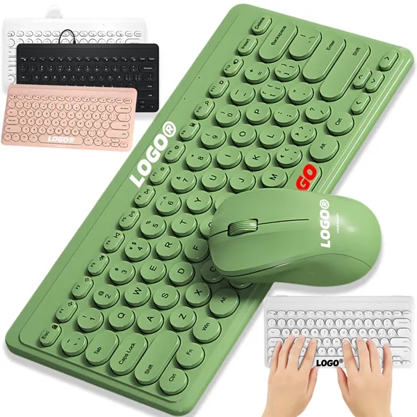 Wireless Keyboard Mouse Combo Portable Home Office - Wireless Keyboard Mouse Combo Portable Home Office - Image 0 of 11