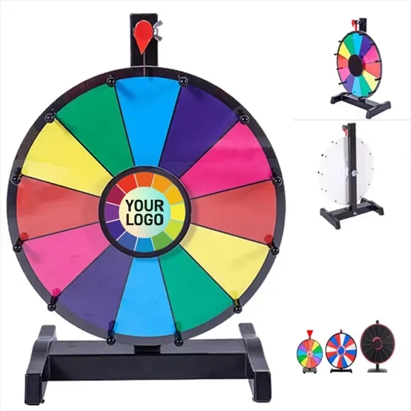 Spinning Prize Editable Wheel With Dry Erase Marker - Spinning Prize Editable Wheel With Dry Erase Marker - Image 0 of 2