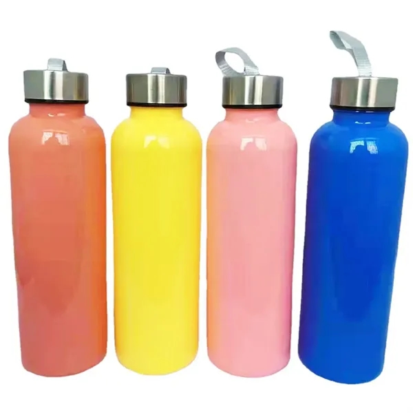 18Oz With Screw-On Lid Water Bottle With lanyard Glass - 18Oz With Screw-On Lid Water Bottle With lanyard Glass - Image 2 of 5