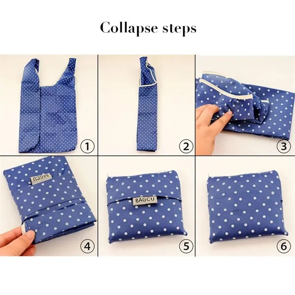 Custom Polyester Folding Grocery Tote