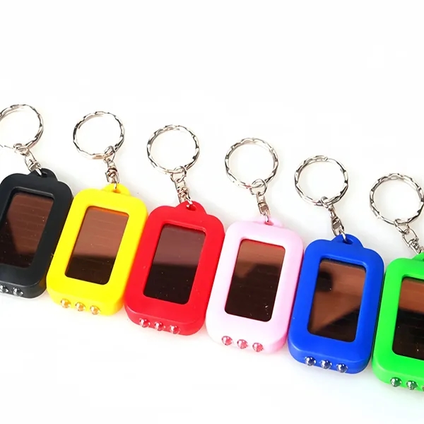 Mini Solar Rechargeable Strong Led Flashlight Keychain - Mini Solar Rechargeable Strong Led Flashlight Keychain - Image 2 of 10