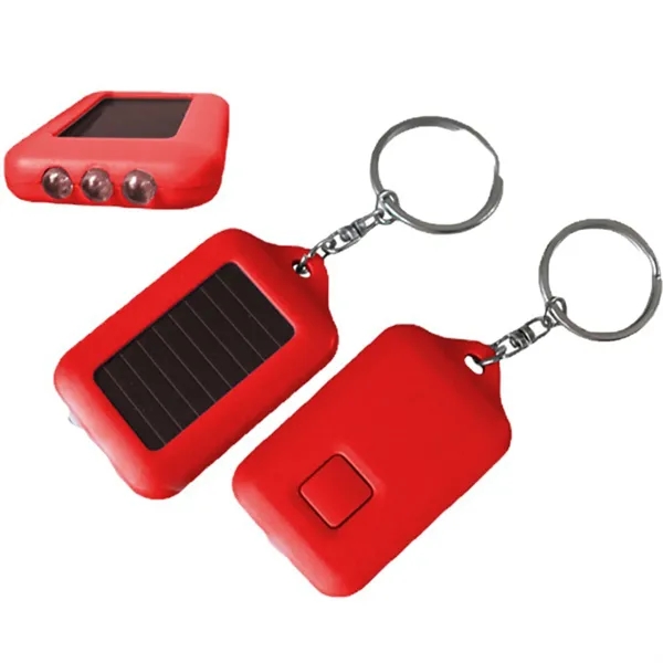 Mini Solar Rechargeable Strong Led Flashlight Keychain - Mini Solar Rechargeable Strong Led Flashlight Keychain - Image 5 of 10