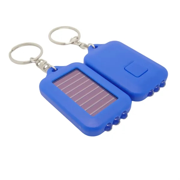 Mini Solar Rechargeable Strong Led Flashlight Keychain - Mini Solar Rechargeable Strong Led Flashlight Keychain - Image 8 of 10