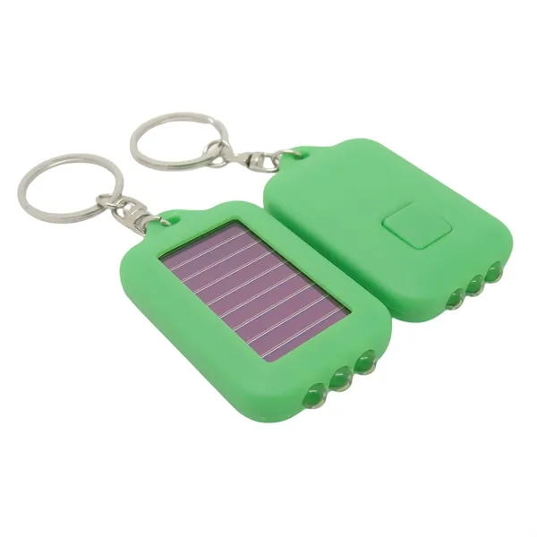 Mini Solar Rechargeable Strong Led Flashlight Keychain - Mini Solar Rechargeable Strong Led Flashlight Keychain - Image 9 of 10
