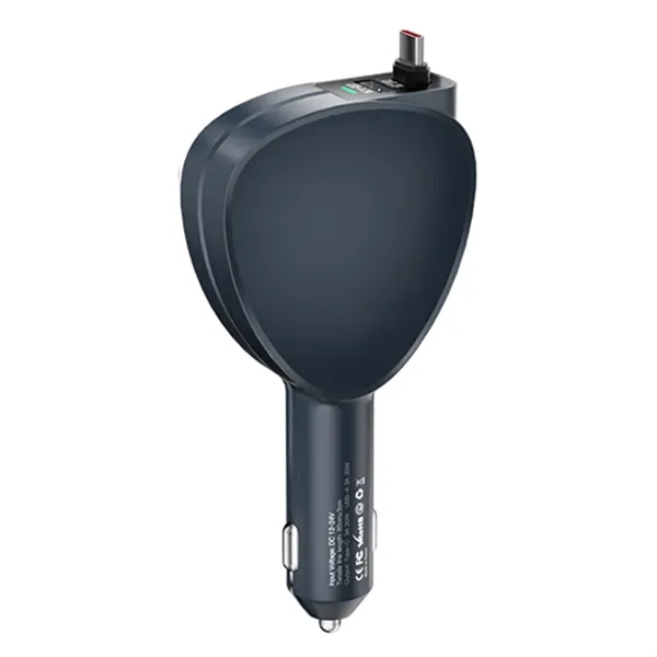 Dual Port Fast Retractable Car Phone Charger - Dual Port Fast Retractable Car Phone Charger - Image 4 of 4