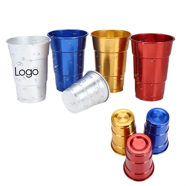16 oz Aluminum Pint Cup Tumbler - 16 oz Aluminum Pint Cup Tumbler - Image 0 of 5