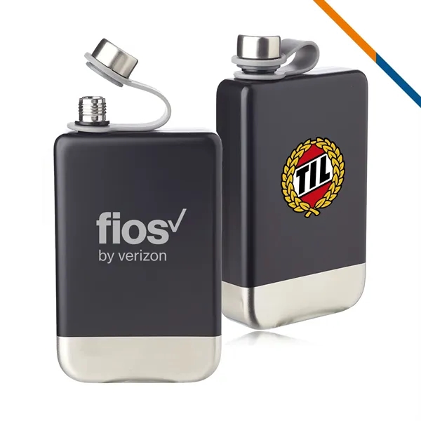 Regulus Stainless Steel Hip Canteen - 8 OZ. - Regulus Stainless Steel Hip Canteen - 8 OZ. - Image 0 of 3