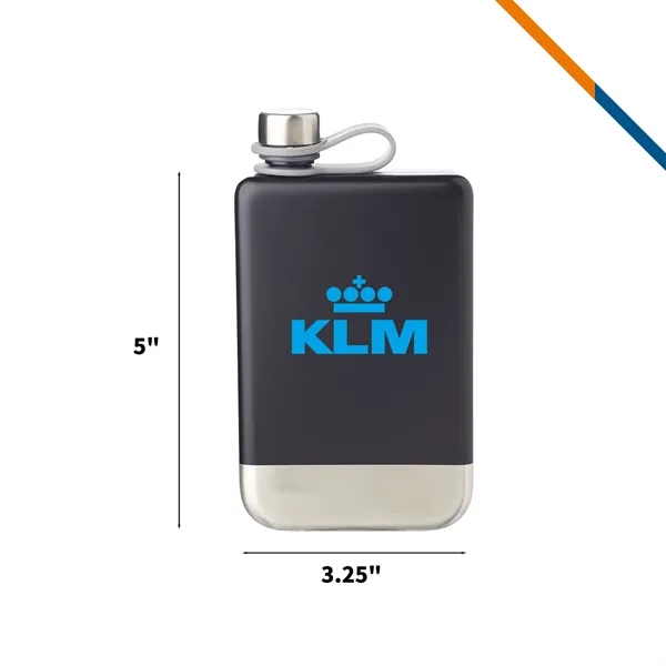 Regulus Stainless Steel Hip Canteen - 8 OZ. - Regulus Stainless Steel Hip Canteen - 8 OZ. - Image 2 of 3