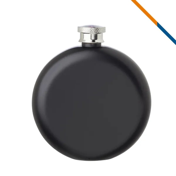 Comma Stainless Steel Hip Flask - 5 OZ. - Comma Stainless Steel Hip Flask - 5 OZ. - Image 3 of 4