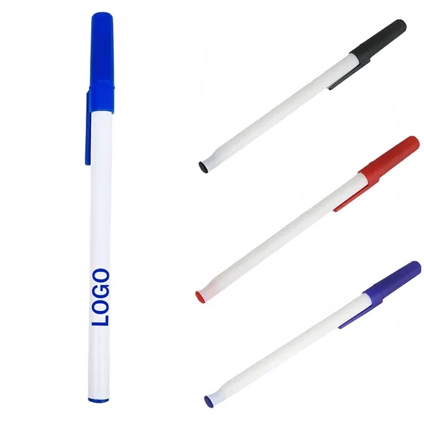 Custom Lightweight Plastic Ballpoint Pen - Custom Lightweight Plastic Ballpoint Pen - Image 0 of 3