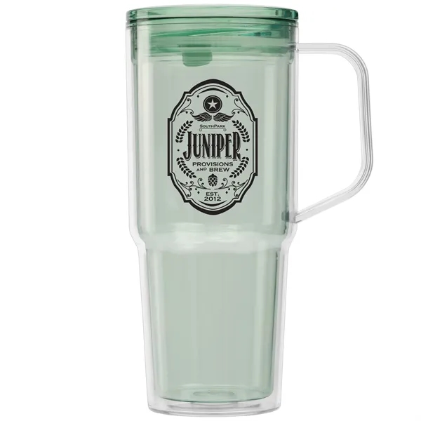 Polar Crystal - 32 oz. Recycled Double Wall Tumbler - Polar Crystal - 32 oz. Recycled Double Wall Tumbler - Image 4 of 18