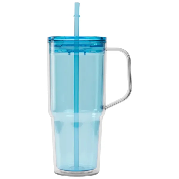 Polar Crystal - 32 oz. Recycled Double Wall Tumbler - Polar Crystal - 32 oz. Recycled Double Wall Tumbler - Image 11 of 18