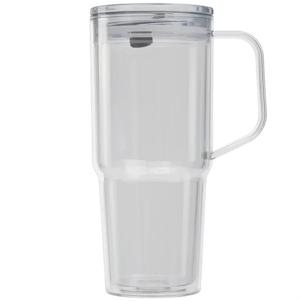 Polar Crystal - 32 oz. Recycled Double Wall Tumbler - Polar Crystal - 32 oz. Recycled Double Wall Tumbler - Image 12 of 18