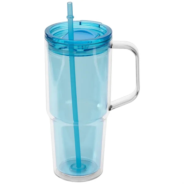 Polar Crystal - 32 oz. Recycled Double Wall Tumbler - Polar Crystal - 32 oz. Recycled Double Wall Tumbler - Image 15 of 18