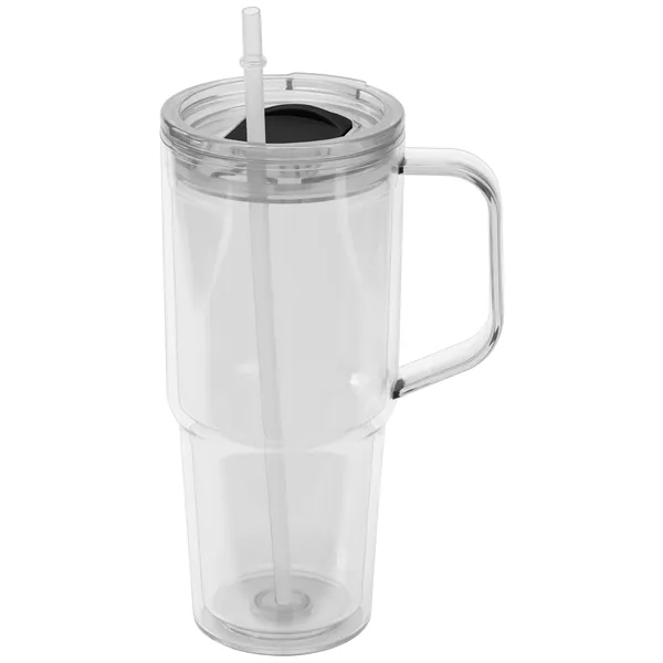 Polar Crystal - 32 oz. Recycled Double Wall Tumbler - Polar Crystal - 32 oz. Recycled Double Wall Tumbler - Image 16 of 18