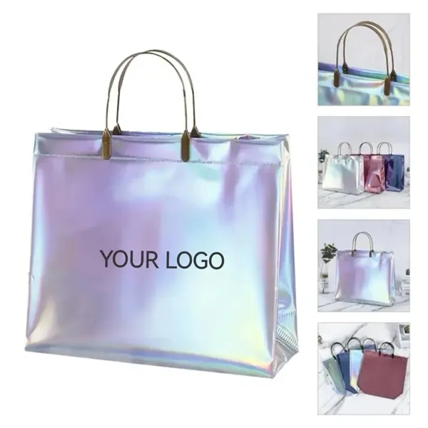 Reusable Trolley PVC Foldable  Shopping Bag - Reusable Trolley PVC Foldable  Shopping Bag - Image 0 of 5