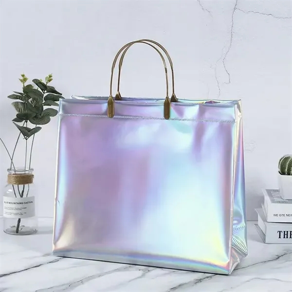 Reusable Trolley PVC Foldable  Shopping Bag - Reusable Trolley PVC Foldable  Shopping Bag - Image 1 of 5