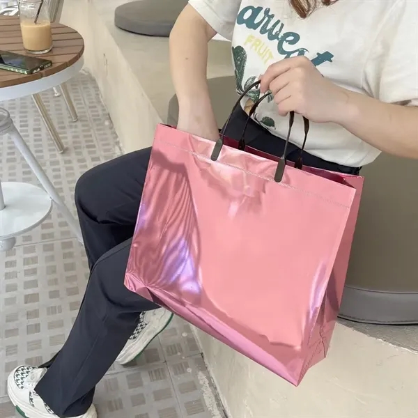 Reusable Trolley PVC Foldable  Shopping Bag - Reusable Trolley PVC Foldable  Shopping Bag - Image 3 of 5