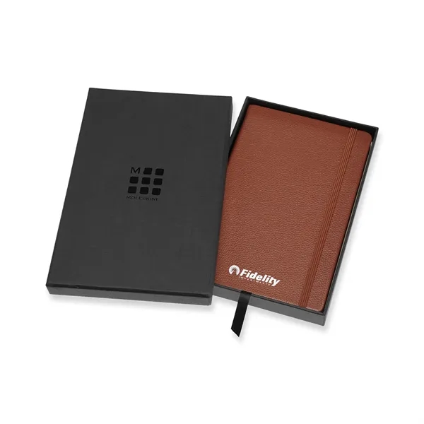 Moleskine® Leather Ruled Large Notebook - Moleskine® Leather Ruled Large Notebook - Image 3 of 11