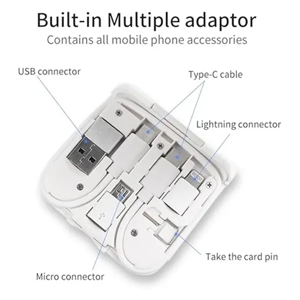 3-in-1 Folding Wireless Charger Storage Box with Phone Stand - 3-in-1 Folding Wireless Charger Storage Box with Phone Stand - Image 2 of 8