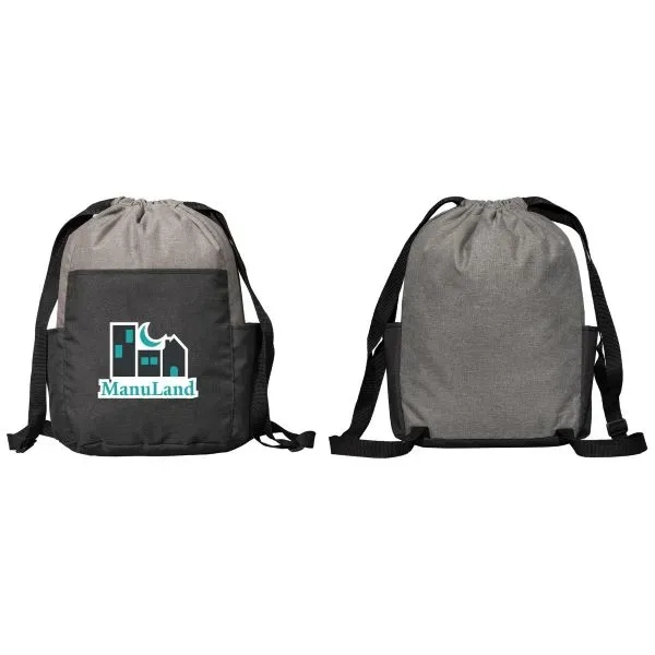 Metropolis™ Sport Drawstring Bag - Heat Transfer - Metropolis™ Sport Drawstring Bag - Heat Transfer - Image 1 of 2