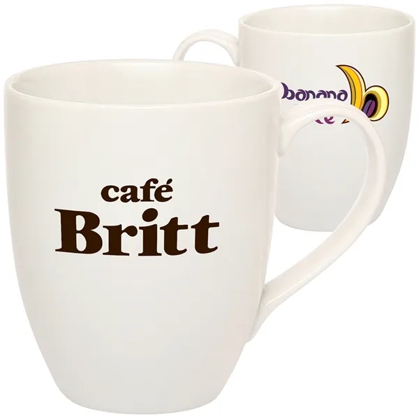 11oz. Vitrified Bistro Porcelain Mugs - 11oz. Vitrified Bistro Porcelain Mugs - Image 0 of 1