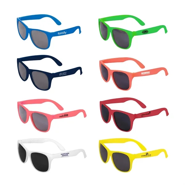 Kids Single Color Matte Sunglasses - Kids Single Color Matte Sunglasses - Image 0 of 8