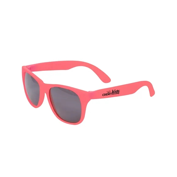 Kids Single Color Matte Sunglasses - Kids Single Color Matte Sunglasses - Image 4 of 8