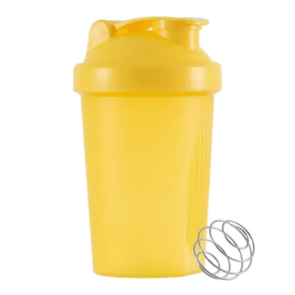 14oz Protein Powder Shake Bottle With Stainless Steel Ball - 14oz Protein Powder Shake Bottle With Stainless Steel Ball - Image 2 of 9