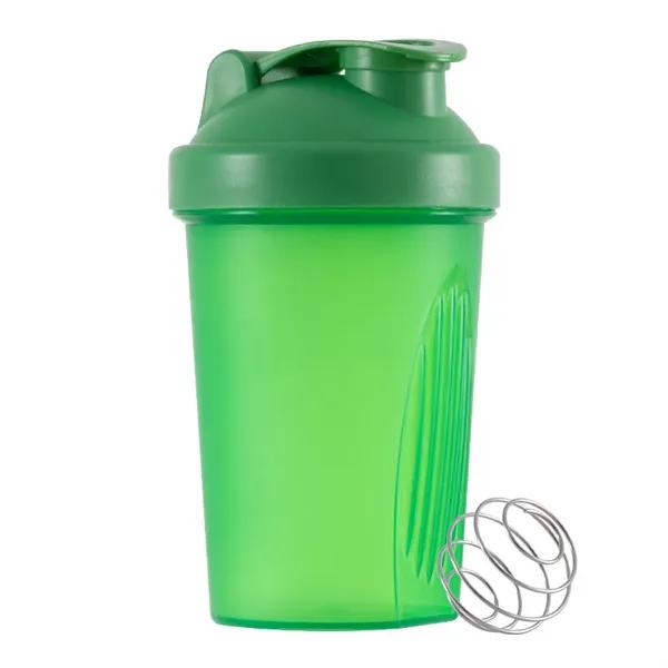 14oz Protein Powder Shake Bottle With Stainless Steel Ball - 14oz Protein Powder Shake Bottle With Stainless Steel Ball - Image 5 of 9