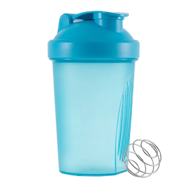 14oz Protein Powder Shake Bottle With Stainless Steel Ball - 14oz Protein Powder Shake Bottle With Stainless Steel Ball - Image 6 of 9