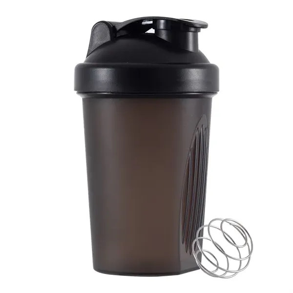 14oz Protein Powder Shake Bottle With Stainless Steel Ball - 14oz Protein Powder Shake Bottle With Stainless Steel Ball - Image 7 of 9