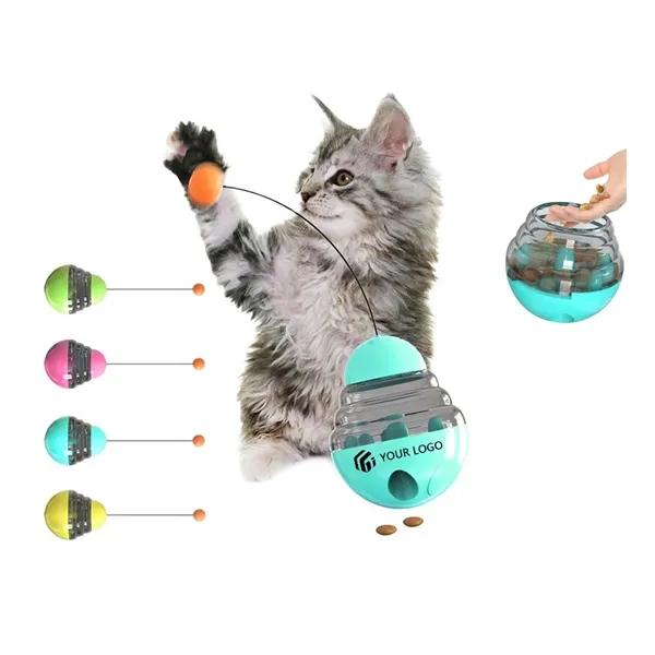 Pet supplies tumbler toy cat teaser stick Food leak ball - Pet supplies tumbler toy cat teaser stick Food leak ball - Image 0 of 4