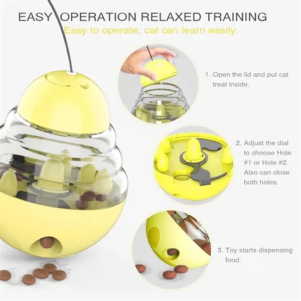 Pet supplies tumbler toy cat teaser stick Food leak ball - Pet supplies tumbler toy cat teaser stick Food leak ball - Image 3 of 4