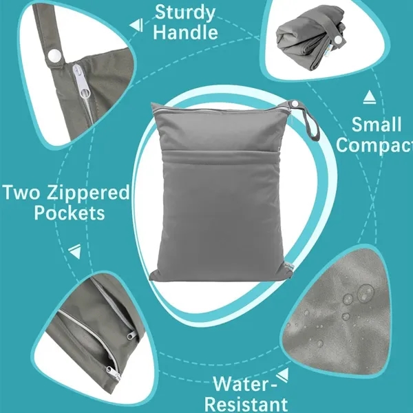 Wet Dry Bags for Baby Cloth Diapers - Wet Dry Bags for Baby Cloth Diapers - Image 1 of 3