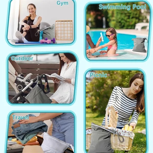 Wet Dry Bags for Baby Cloth Diapers - Wet Dry Bags for Baby Cloth Diapers - Image 2 of 3