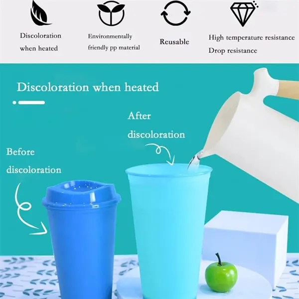 Portable birthday party gift customizable thermochromic cup - Portable birthday party gift customizable thermochromic cup - Image 3 of 4