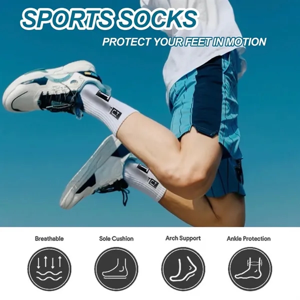 Men's Non-Slip Socks - Men's Non-Slip Socks - Image 2 of 5